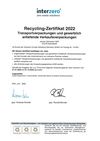 Interzero Zertifikat 2022